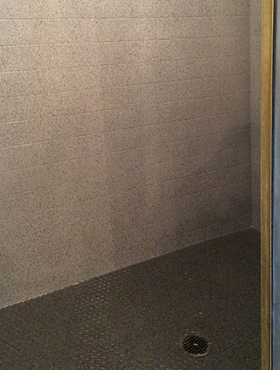 Multi-Stone Resufaced Shower Stall