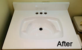 Refinished Sink - After