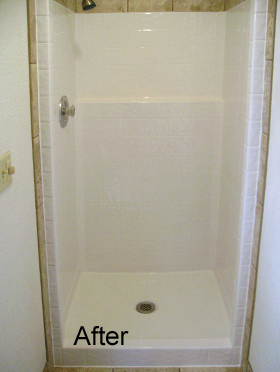 Refinished Shower Stall - After