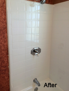 Refinished Tub and Tile Surround - After